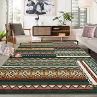 Nordic Bohemian Outdoor Camping Mat & Picnic Rug, Stain-Resistant & Easy-Care Floor Carpet