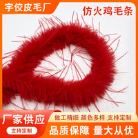 Faux Turkey Feather Trim for Performance Costumes and DIY Crafts