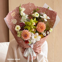 Dreamy Floral Wrapping Paper for DIY Bouquets and Crafts, 35x50cm
