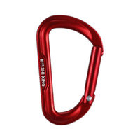D-Ring Aluminum Alloy Carabiner Clip for Outdoor Backpacks and Keychains