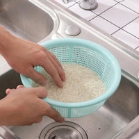3-Piece Hollow Drain Basket Set for Kitchen, Thickened Vegetable and Fruit Washing Strainer