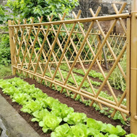 Stainless Steel Bamboo-Look Garden Fence for Rural Landscapes and Parks