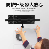304 Stainless Steel Door Bolt Latch for Bathroom and Security, Thickened Anti-Theft Floor Bolt