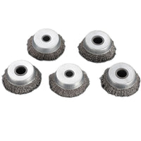 Bowl-Shaped Stainless Steel Wire Brush Wheel for Angle Grinder, Polishing and Rust Removal