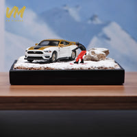 VM 1/64 Scale Snow Scene Diorama Base for Micro Photography