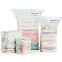 Nubabi Vacuum Storage Bag for Clothes & Quilts, No Pump Needed, Press-to-Vent System, for Travel, Dorm, Moving, Down Jackets