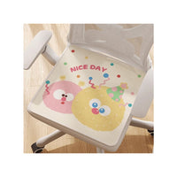 Cute Cartoon Plush Ball Seat Cushion for Office, Dining, or Students - Breathable All-Season Chair Pad