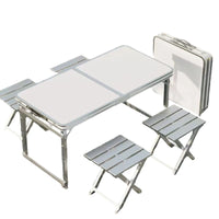 Portable Height-Adjustable Folding Table for Outdoor Camping & Market Stalls