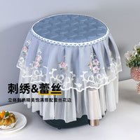 Embroidered Air Fryer Dust Cover Universal Kitchen Appliance Protector for All Seasons Home Use