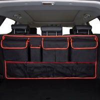 Car Trunk Organizer Backseat Storage Bag SUV Multi-functional Mesh Pocket