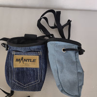 Rock Climbing Chalk Bag with Belt for Bouldering Gymnastics Weightlifting, Dog Training Pouch, Slingshot Bag
