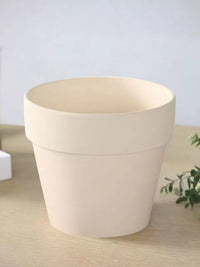 Breathable Terracotta Planter Pot for Succulents Orchids Green Plants, Minimalist Design with Drainage Tray Option