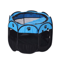 Portable Foldable Pet Playpen Octagonal Tent for Cats and Dogs