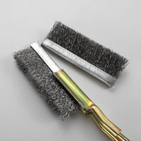 Mini Wire Brush Set with Replaceable Heads for Rust Removal and Cleaning