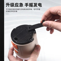 Hand-Crank Rechargeable Camping Lantern Portable Emergency Signal Light for Outdoor Night Market Illumination