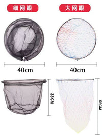 Foldable Fishing Landing Net Head Portable Fish Catching Net for Angling