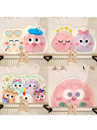 Cartoon Diatomaceous Earth Bath Mat, Non-Slip Absorbent Bathroom Floor Mat for Home