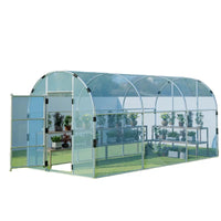 Greenhouse Garden Plant Grow Tunnel Walk-in Hot House with Galvanized Steel Frame and Thickened Film