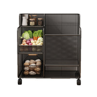 Multi-layer Rolling Kitchen Storage Rack for Vegetables and Fruits