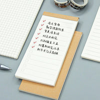 A7 To-Do List Notebook Set for Students and Planners
