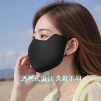 Summer UV Protection Face Mask with Eye Corner Coverage, Breathable & Adjustable Earloop Sunscreen Mask