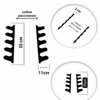 Wall-Mounted Garden Tool Organizer Rack for Shovels, Rakes, and Brooms - Garage Storage Solution
