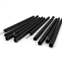 Adjustable 5-Section 2m Tent Awning Support Poles for Outdoor Camping (Set of 2)