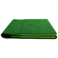 Golf Putting Green Mat with 12 Holes, Indoor/Outdoor Portable Practice Blanket
