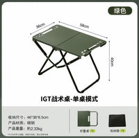 Lightweight Portable Folding Camping Table Outdoor Tactical Desk for Picnic BBQ