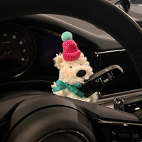 Cute Puppy Car Interior Decor Hanging Ornament for Wiper Turn Signal