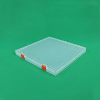 A4 Clear Document Storage Box with Buckle for Student Papers and Certificates