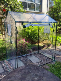 Outdoor Mini Greenhouse for Plants, Windproof and Rainproof Garden Hot House for Winter Plant Protection