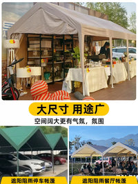 Outdoor Camping Canopy Tent with Sidewalls, Heavy-Duty Waterproof Sunshade for Markets and Events