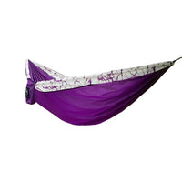 Outdoor Mosquito Net Hammock with Quick Setup, Anti-Roll Nylon Taffeta Swing for Camping & Leisure