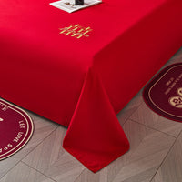 Disposable Red Wedding Bed Sheet Set for Bridal Chamber