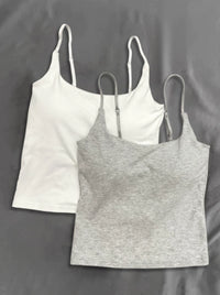 Women's American Style Adjustable Strap Padded Camisole Top