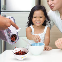 Airtight Food Storage Container for Grains and Dry Goods, PP Plastic Kitchen Organizer