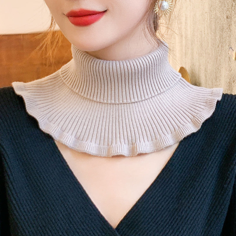 Unisex Cashmere Blend Neck Warmer Scarf for Winter