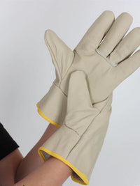 Cowhide Welding Gloves Heat Resistant Protective Work Gloves for Welders