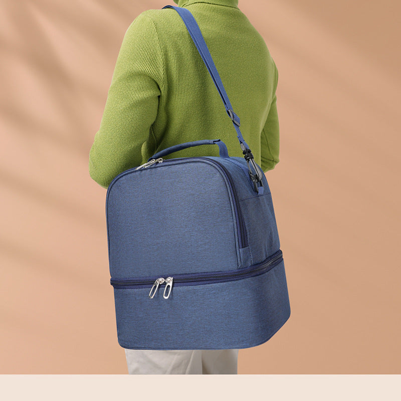 Multi-layer Breast Milk Cooler Bag, Portable Insulated Storage for Baby Bottles and Essentials
