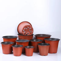 Disposable Soft Plastic Seedling Pots, Dual-Color Nursery Planters for Plant Propagation