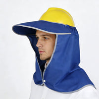 Oversized Hard Hat Sun Visor Neck Shade for Outdoor Work