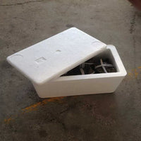 Insulated Foam Shipping Box for Fresh Crabs and Seafood, Cold Chain Transport Packaging