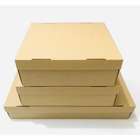 Heavy-Duty Corrugated Cardboard Shoe Storage Boxes with Lid for Boots and Shoes (10-Pack)