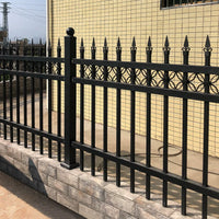 Hot-Dip Galvanized Steel Balcony Railing Outdoor Fence Aluminum Art Villa Courtyard Gate