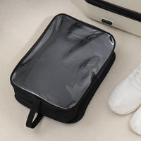 Waterproof PVC Transparent Shoe Bag Portable Travel Storage for Sports & Gym
