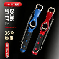 Fishing Pliers, Aluminum Alloy Fish Gripper with Scale, Fish Holder Tool for Outdoor Fishing