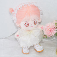Cotton Doll Princess Dress and Headband Set for 10cm/20cm Dolls