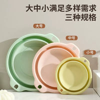 Foldable Portable Wash Basin for Travel, Dorm, Baby, and Home Use - Multi-functional Plastic Tub