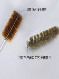 Cylindrical Wire Brush Set for Rust Removal, Deburring, and Polishing with Power Drills